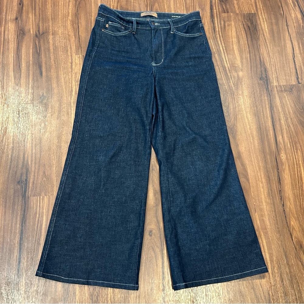Judy Blue Retro Wide Leg Dark Wash High Rise Demin Jeans Size 11/30